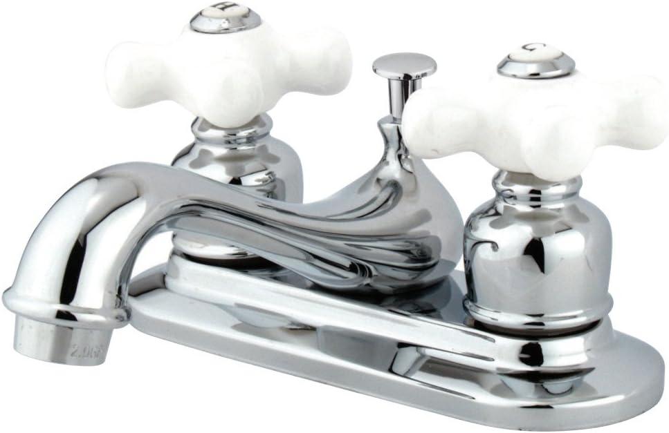 Elements Of Design Eb601px Double Handle Centerset Bathroom Faucet - Chrome