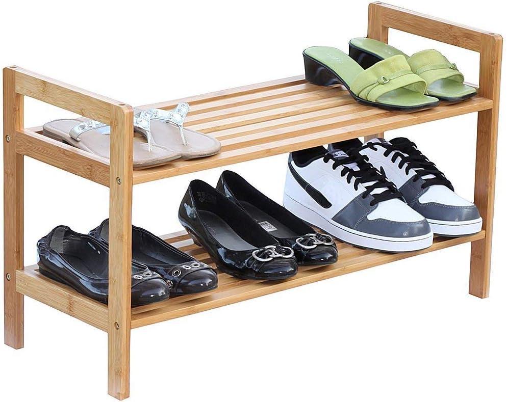 Oceanstar  2 Tier  Shoe Rack, Rounded