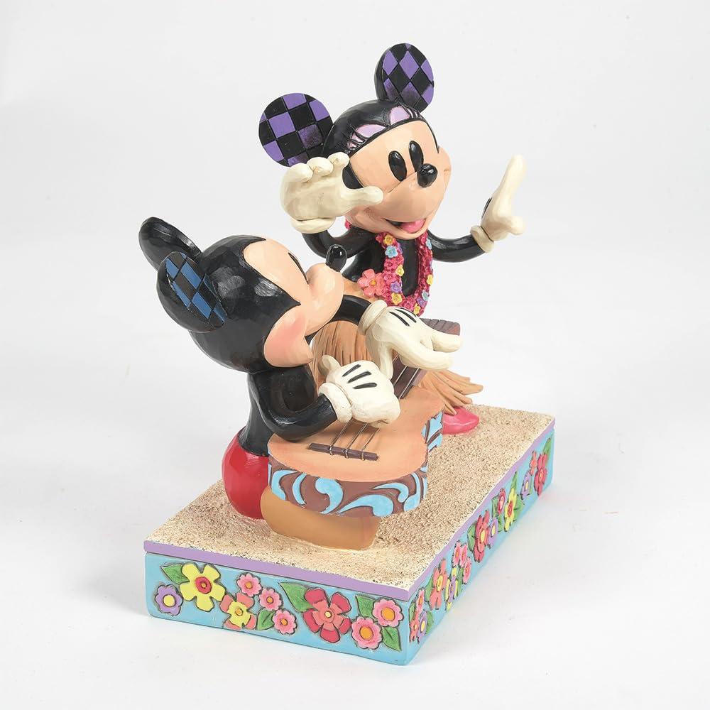 Jim Shore Disney Traditions Mickey and Minnie Hawaii Figurine