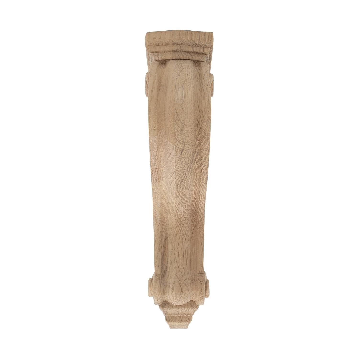 Architectural Products by Outwater L.L.C. 8 in x 2 in x 4-3/4 in Unfinished Small Solid Classic Traditional Plain Wood Corbel
