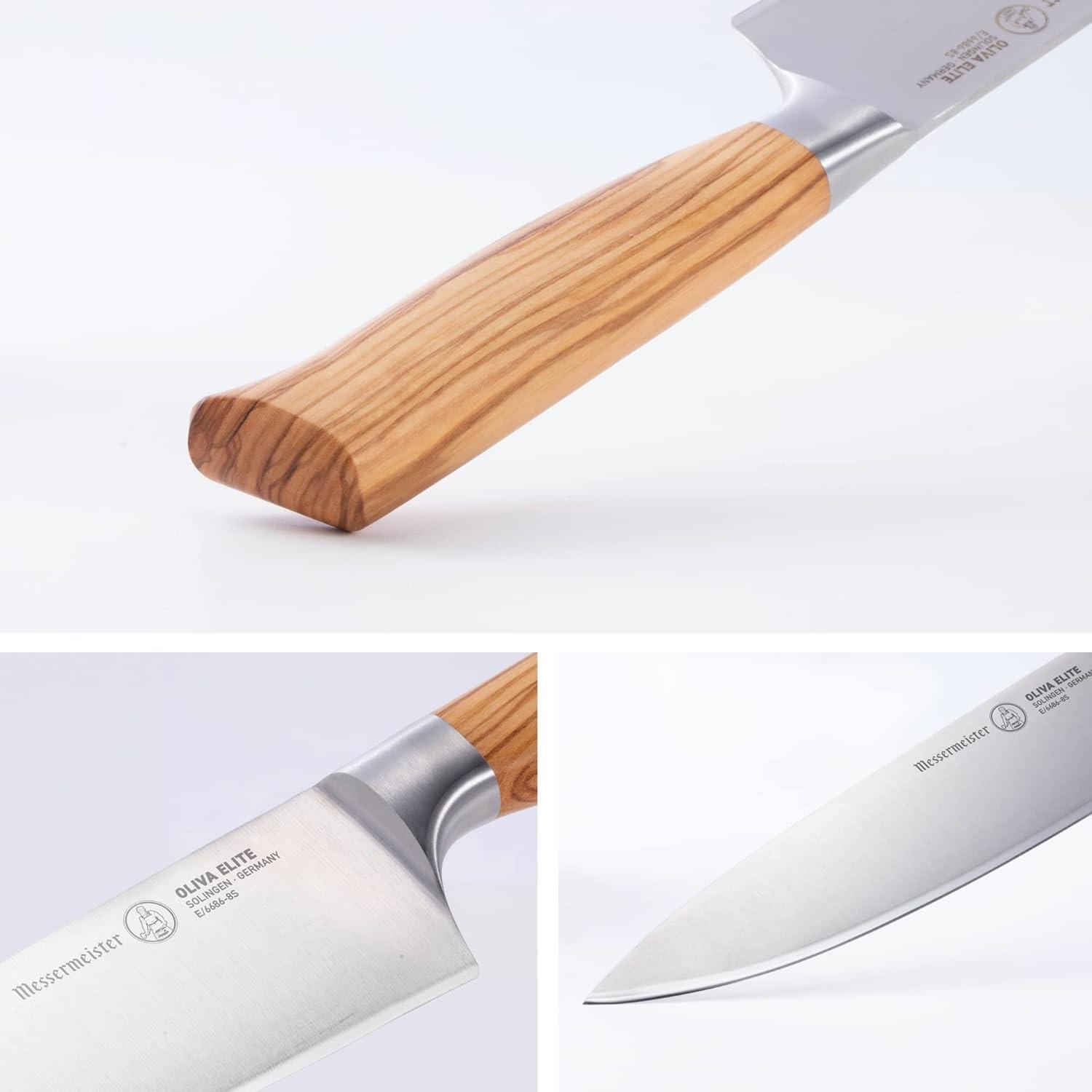 Messermeister Oliva Elite 8-inch Stealth Chef's Knife