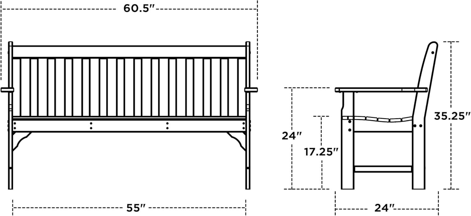 Vineyard 48" Patio Bench