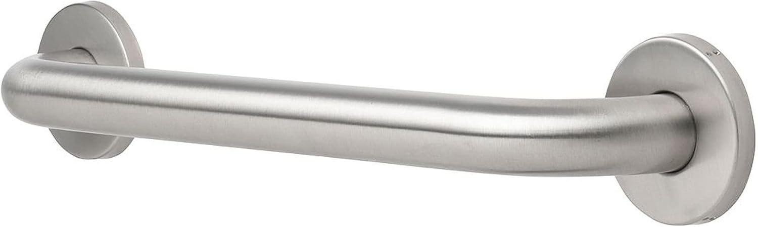 24-Inch Brushed Stainless Steel Minimalist Grab Bar