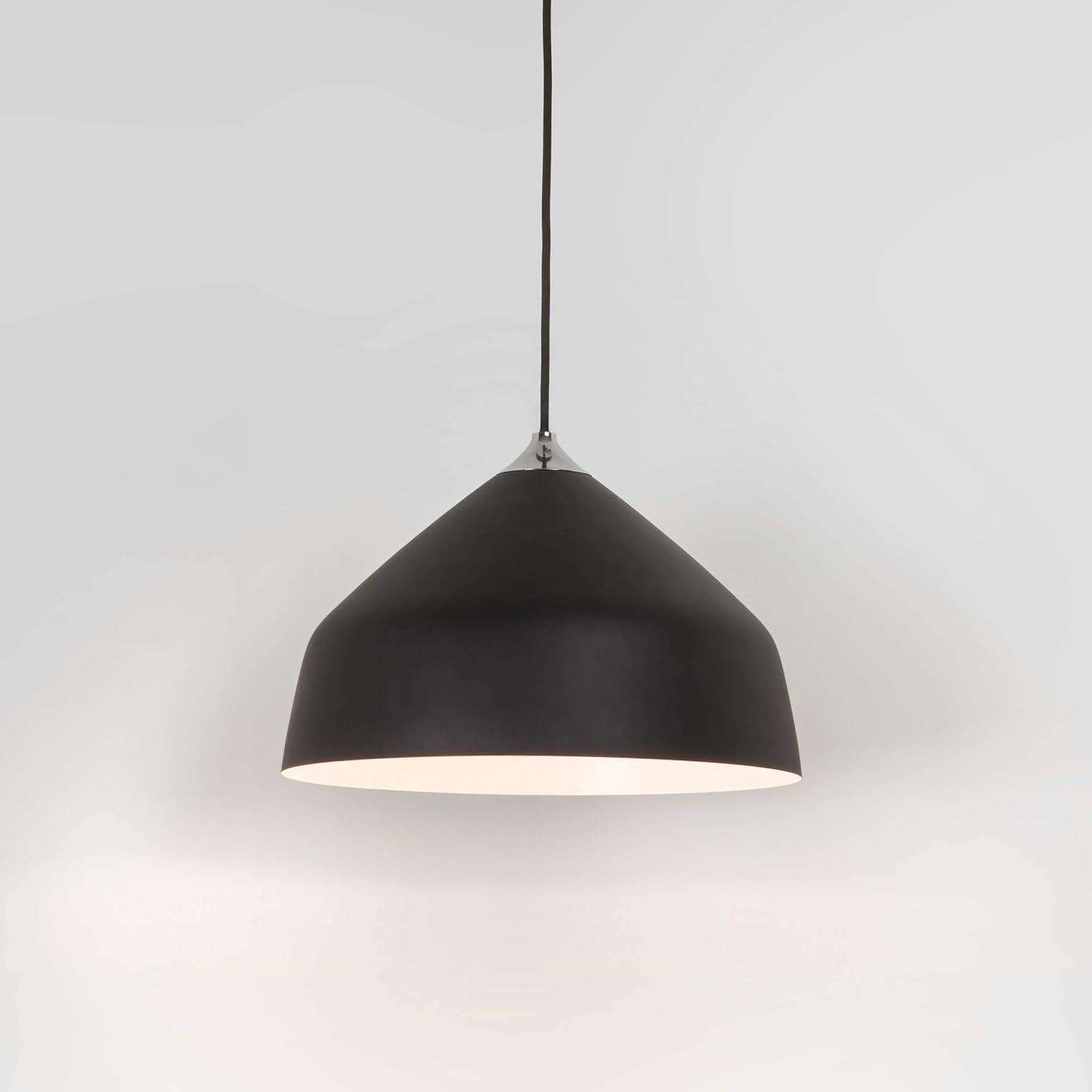 Astro Ginestra 300 Indoor Pendant (Matt Black) - Dry Rated - E26/Medium Lamp, Designed in Britain - 1361005-3 Years Guarantee
