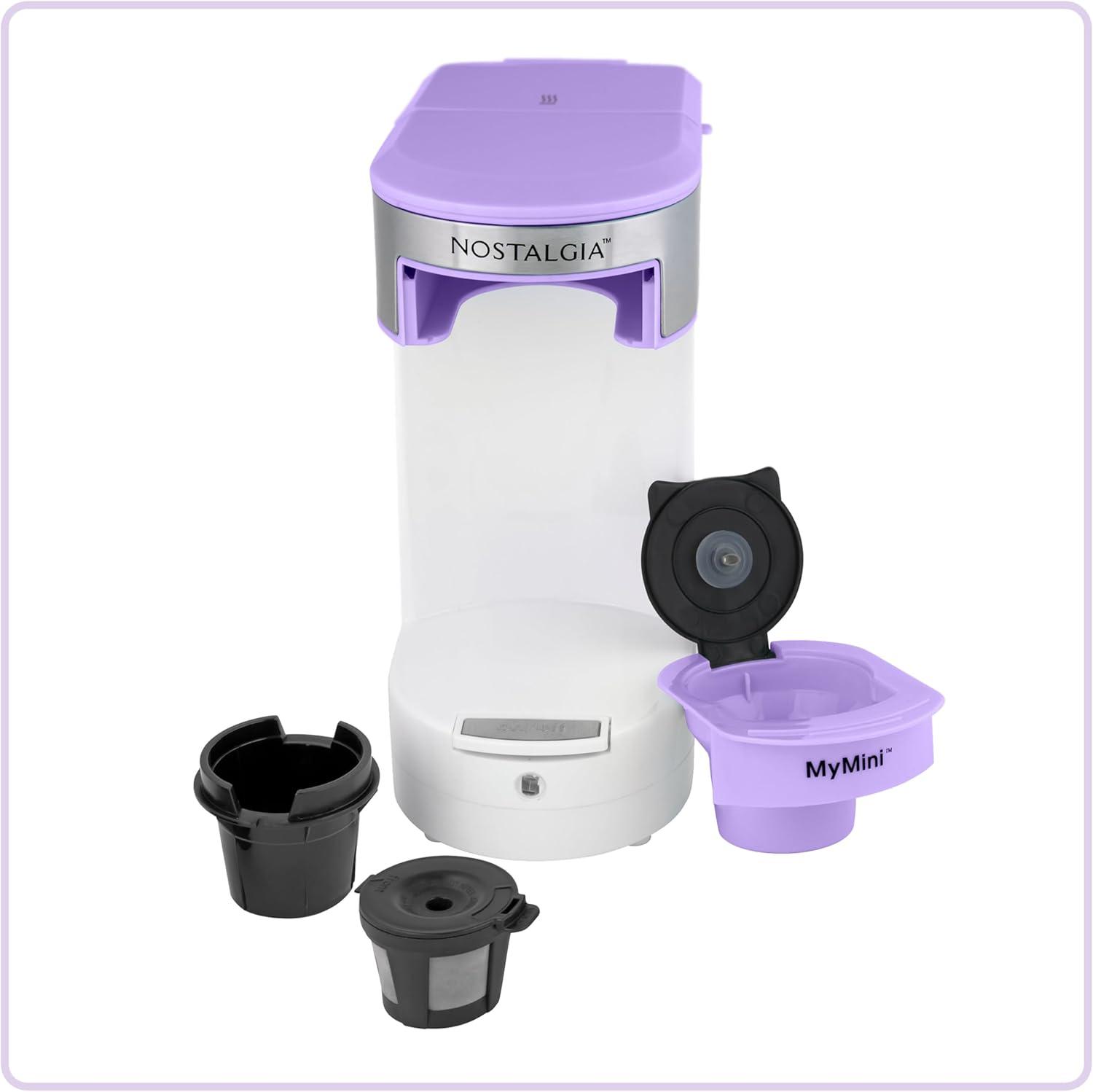 Nostalgia Mymini Single Serve Coffee Maker, Lavender