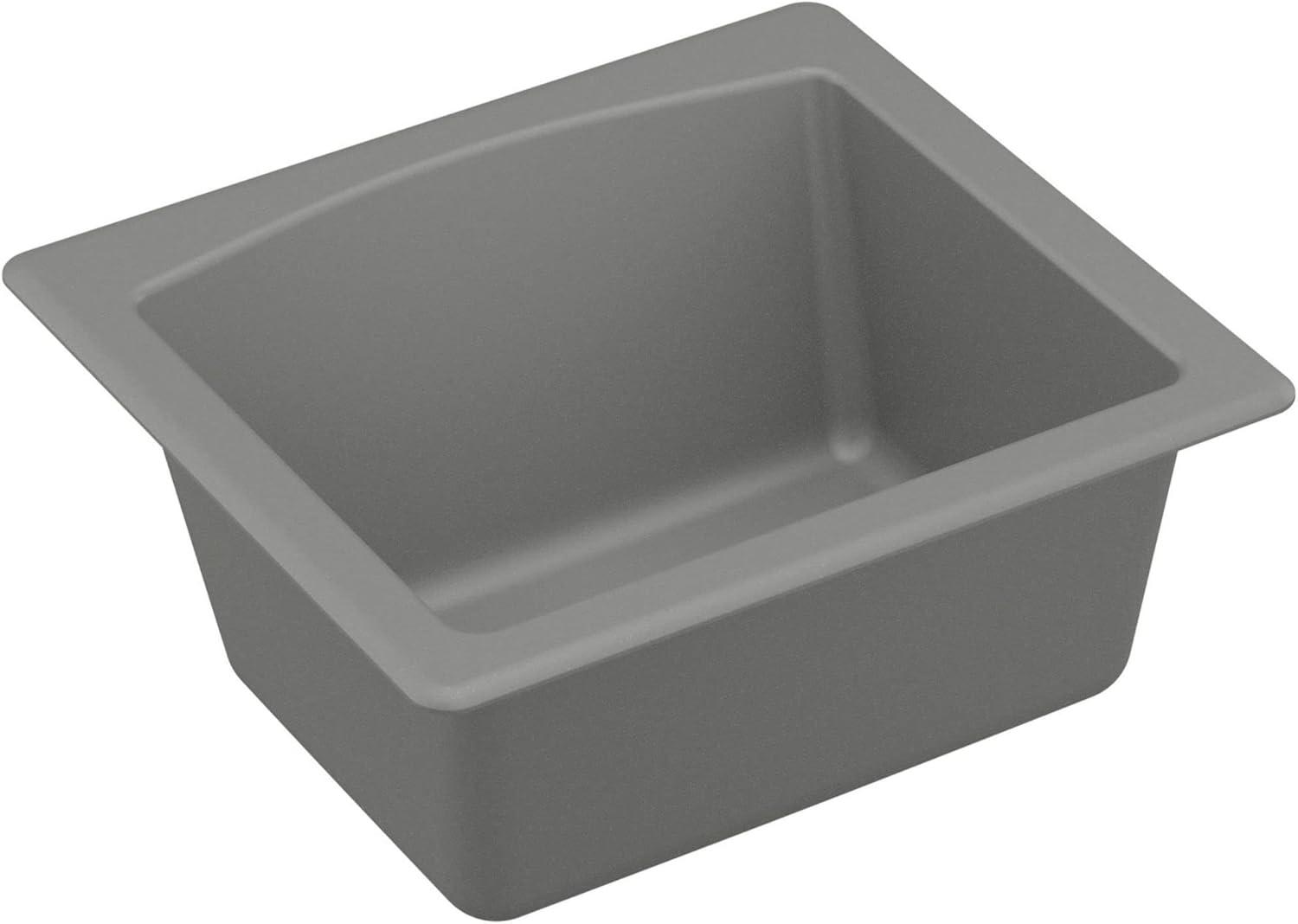 Karran Quartz Composite 18'' X 16'' Single Bowl Drop-in or Undermount Kitchen Sink