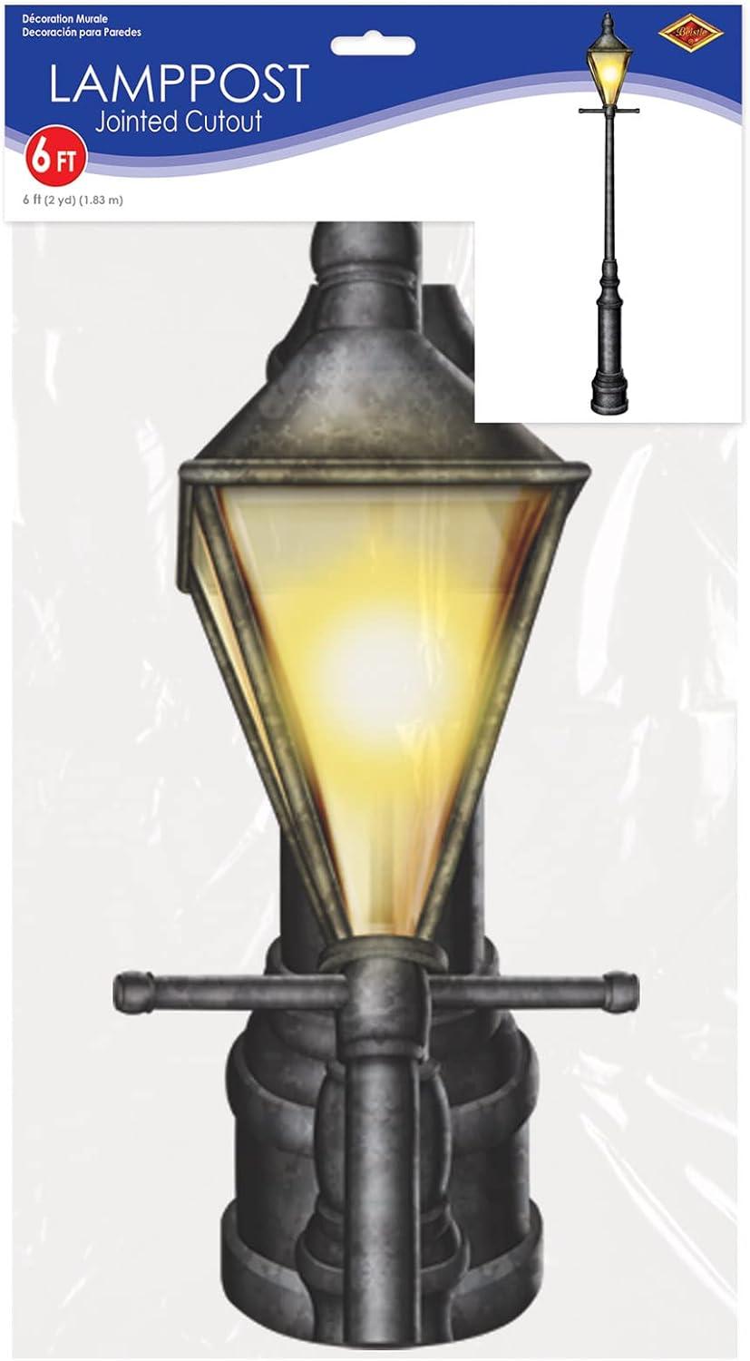 Beistle Jointed Lamppost, 6', (2/Pkg) Multicolored