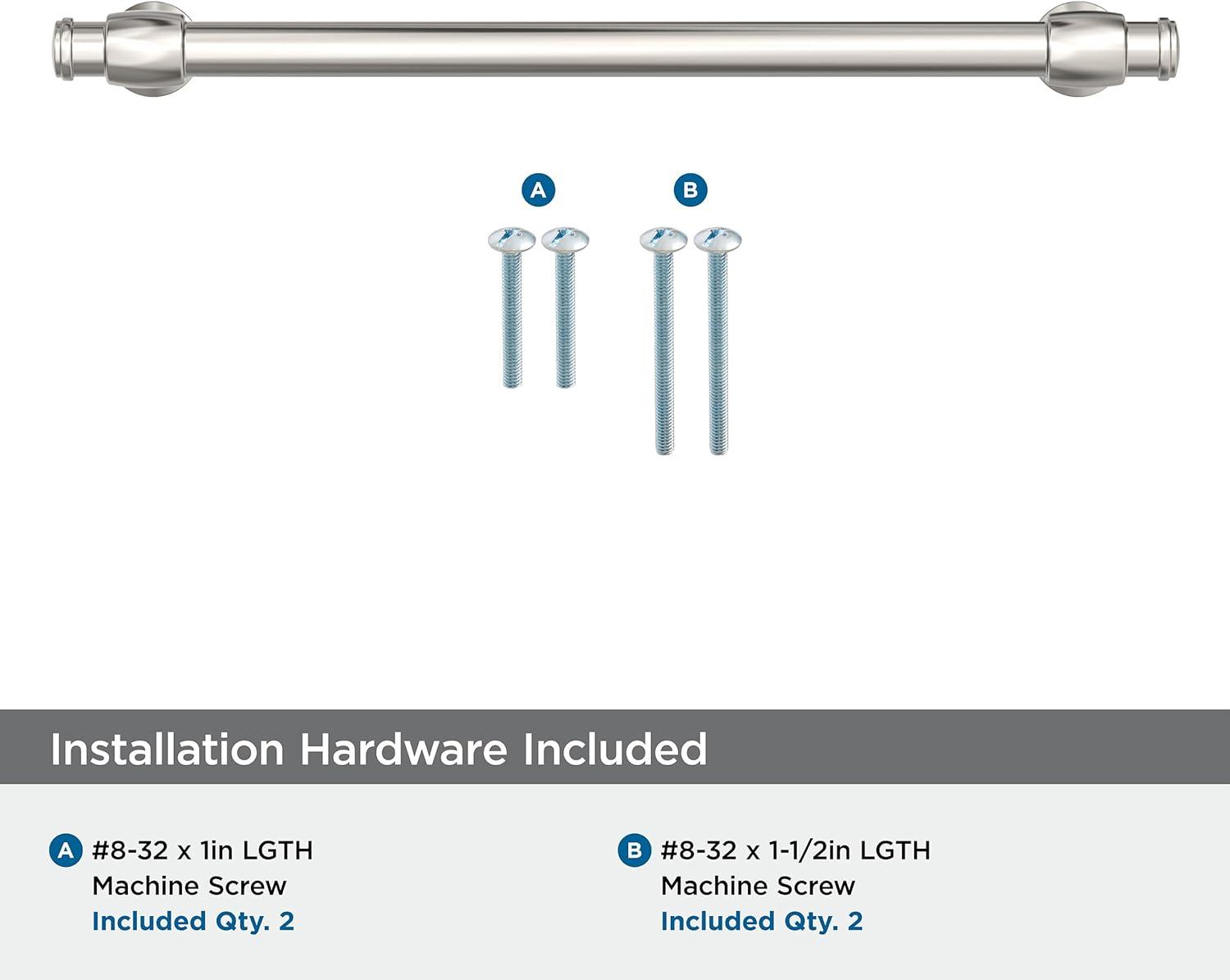 Winsome 7-9/16" Polished Nickel Cabinet Bar Pull