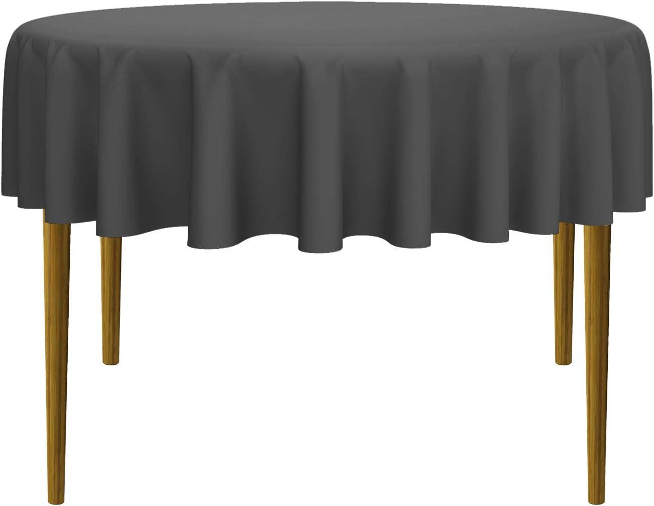 Solid Color Round Tablecloth