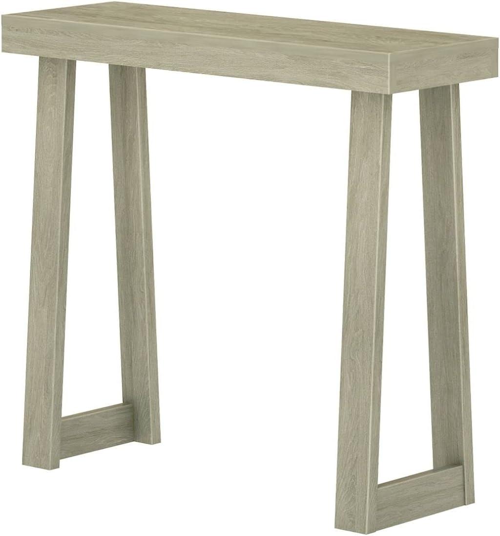 Plank+Beam 36” Solid Wood Console Table, Classic Farmhouse Style Sofa Table, Narrow Entryway Table for Hallway