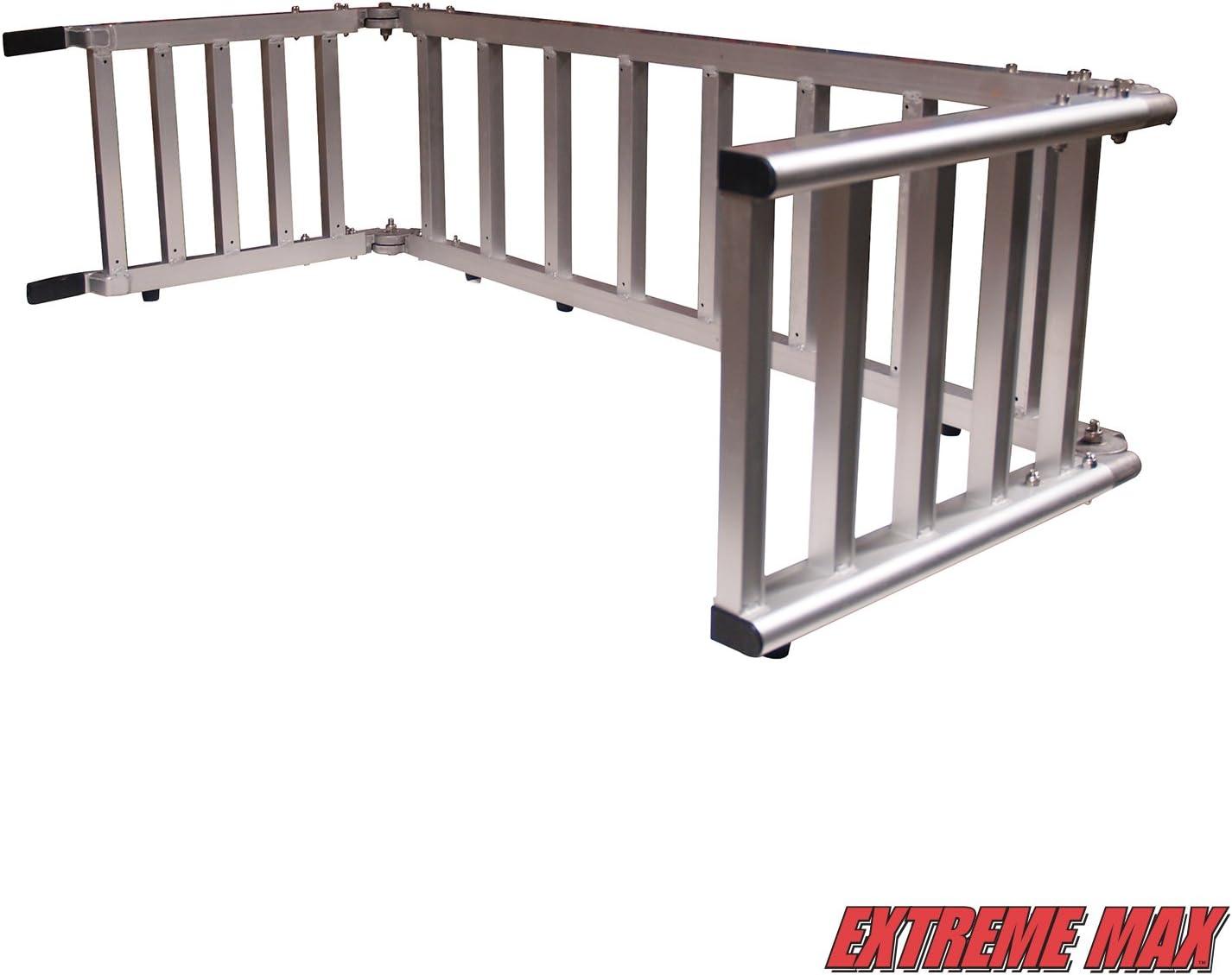 Extreme Max 5500.4076 7.5 ft. Motorcycle Bed Extender, Silver - 1500 lbs