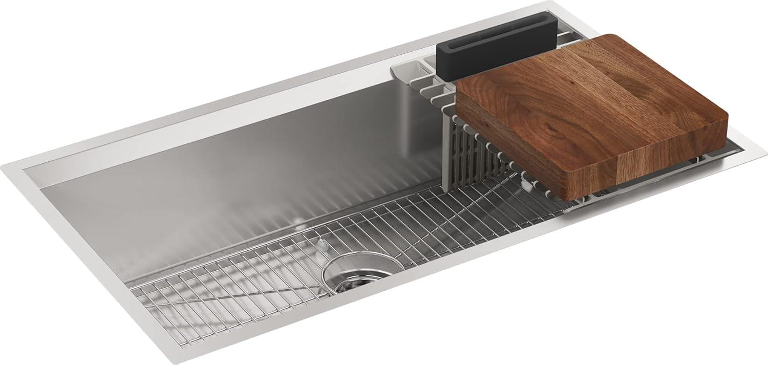 32-Inch Stainless Steel Undermount Workstation Kitchen Sink