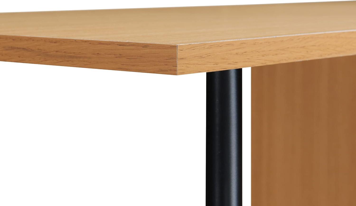 OSP Designs Metal Base Writing Desk