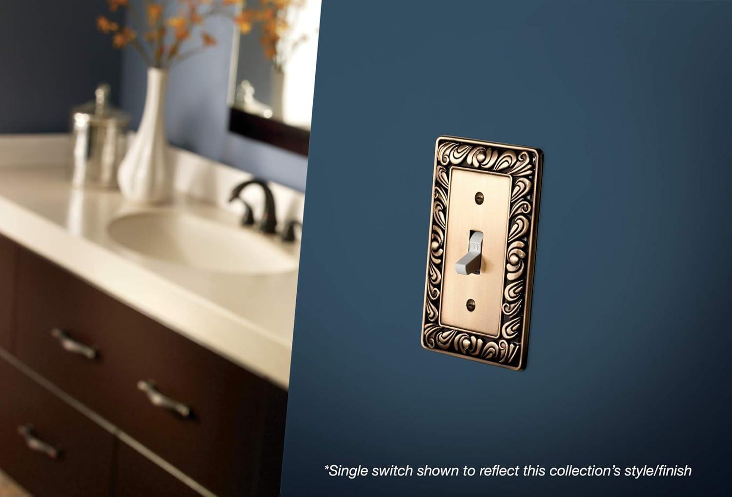 Paisley 3-Gang Toggle Light Switch Wall Plate