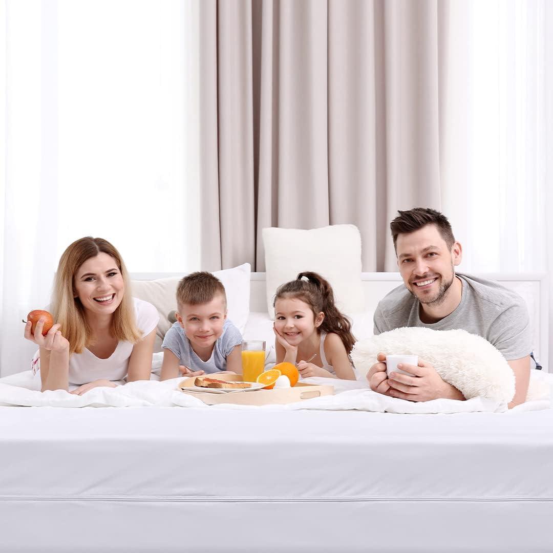 Utopia Bedding Zippered Mattress Encasement Twin XL, 100% Waterproof Bed Bug and Dust Mite Proof Mattress Protector, Absorbent Six-Sided Mattress Cover (Pack of 2)