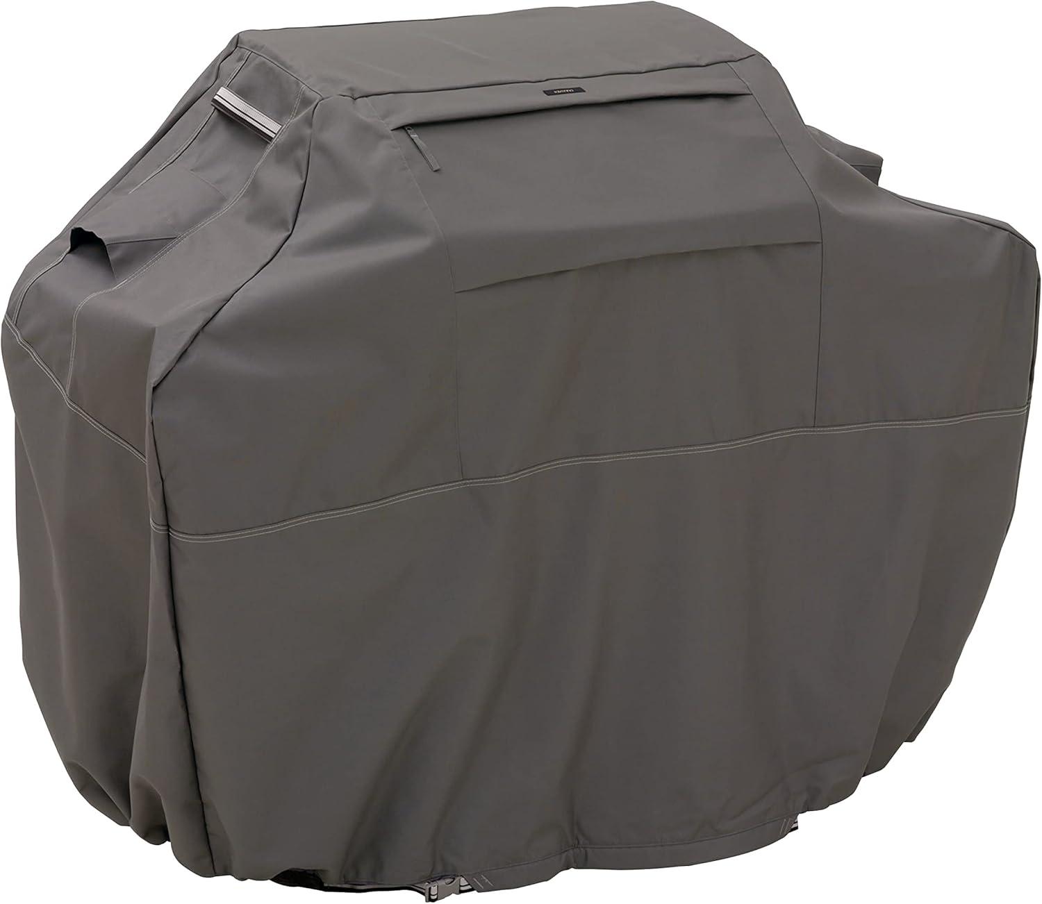 Ravenna Gray Water-Resistant Large BBQ Grill Cover