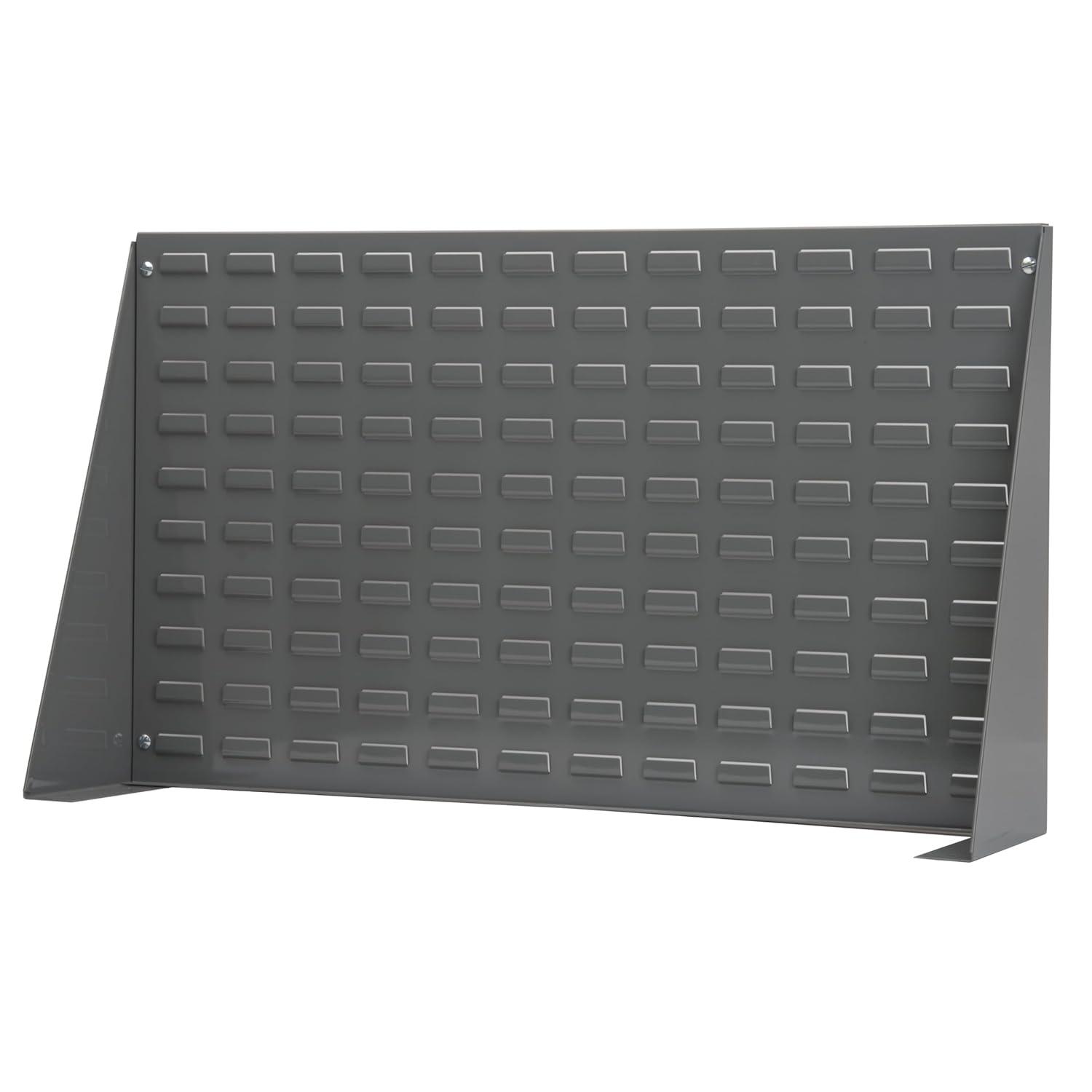 36-Inch Gray Powder Coated Steel Louvered Bench Rack