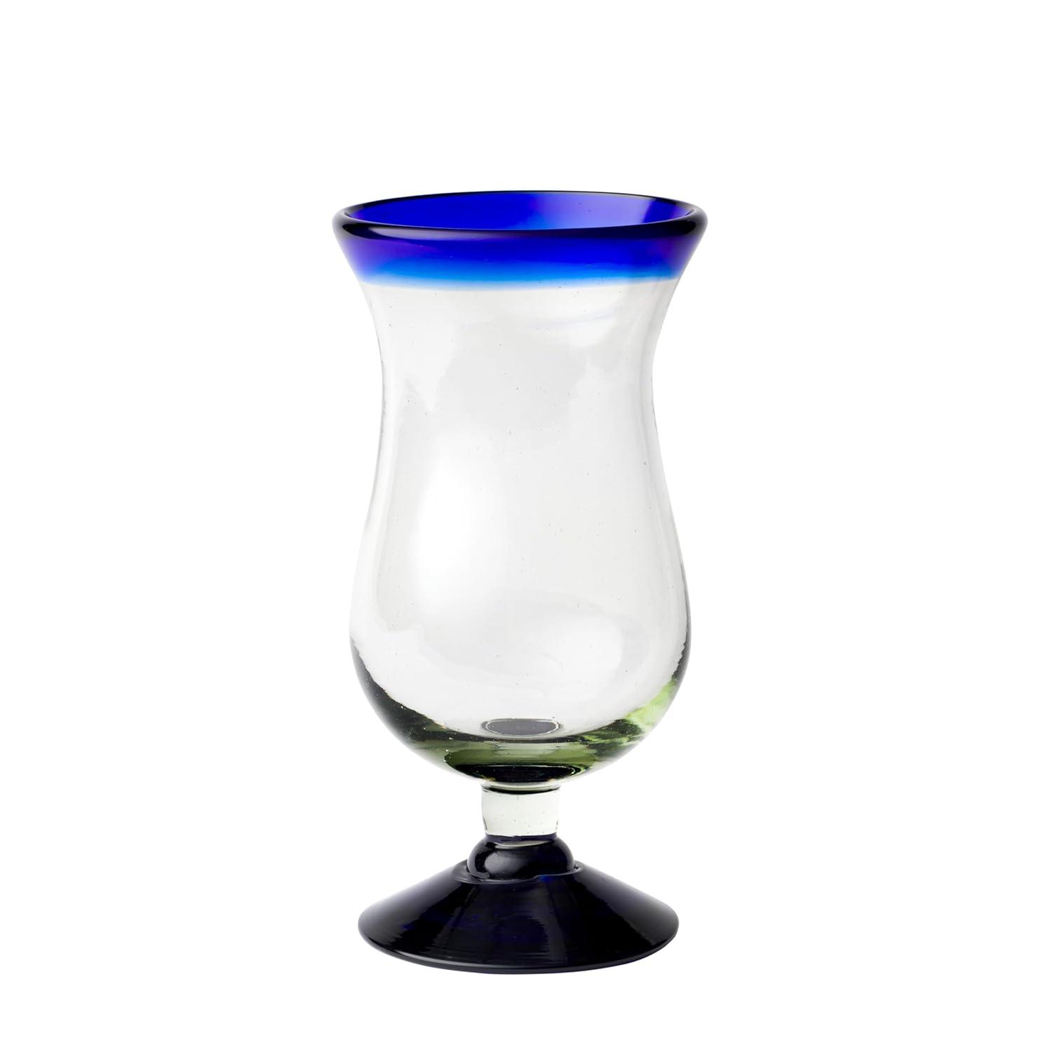 Ten Strawberry Street Rim Pitcher Handblown Mexican Glass