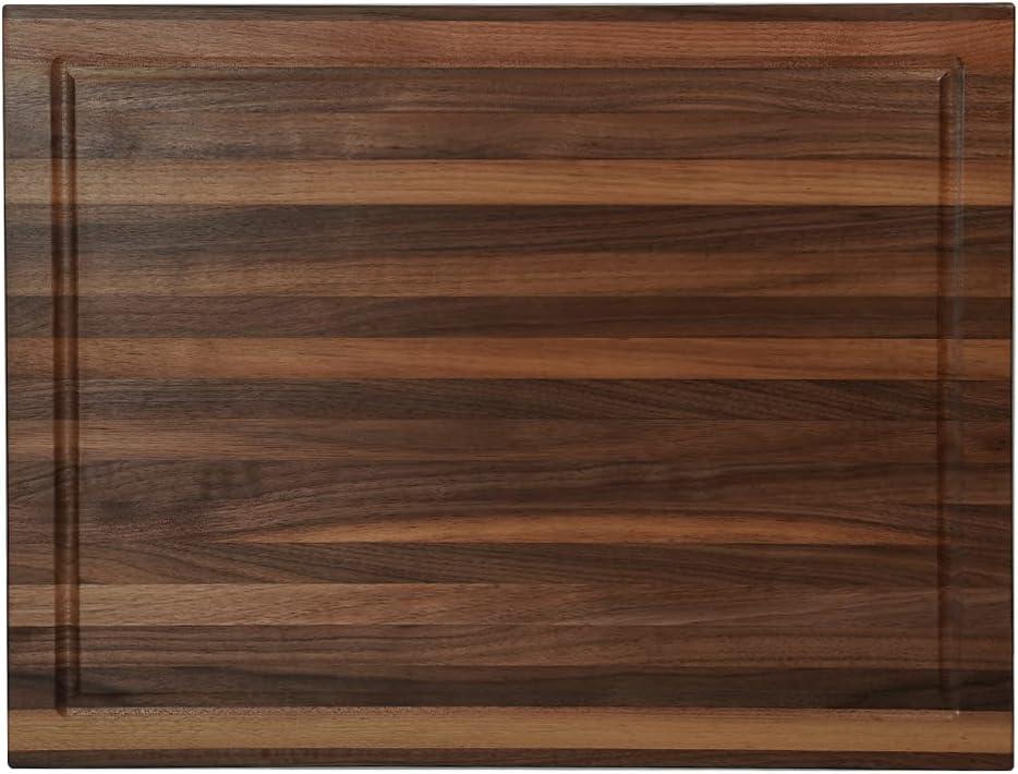 CONSDAN CONSDAN Wood Cutting Board, Black Walnut