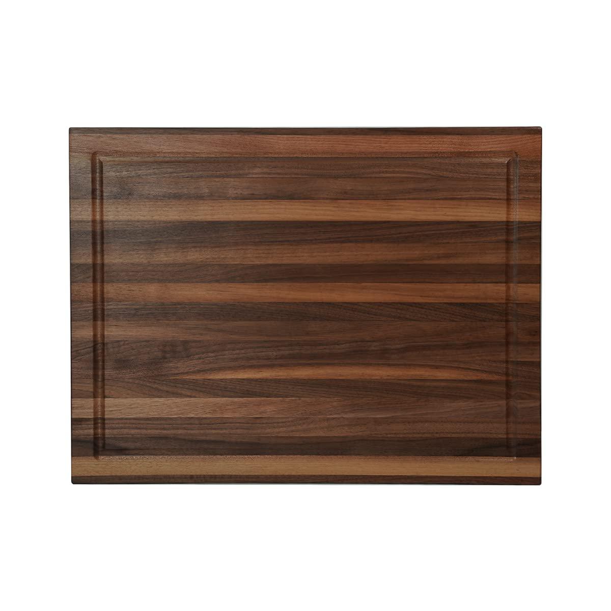 CONSDAN CONSDAN Wood Cutting Board, Black Walnut