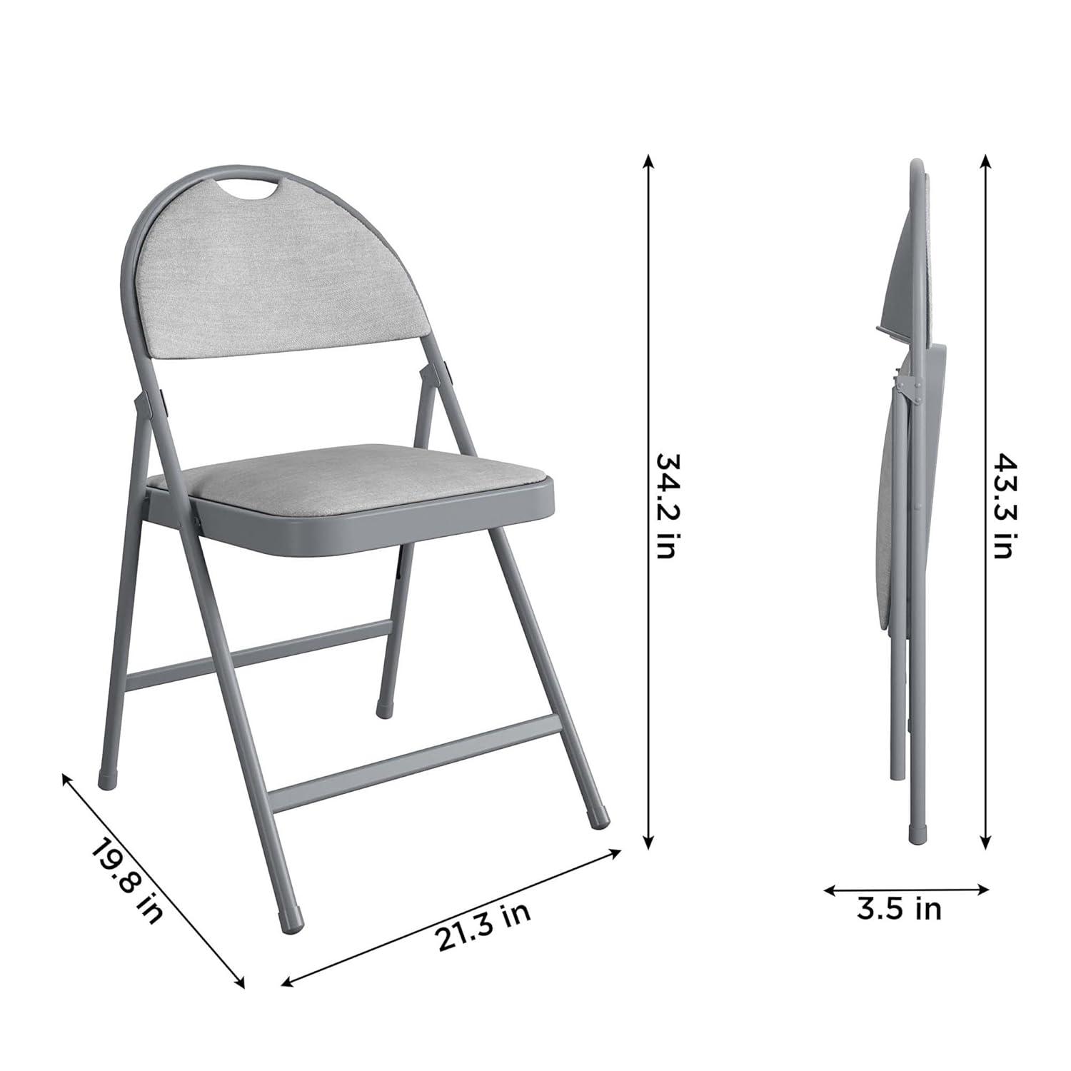 COSCO COSCO Commercial XL Smartfold Fabric Padded Chair