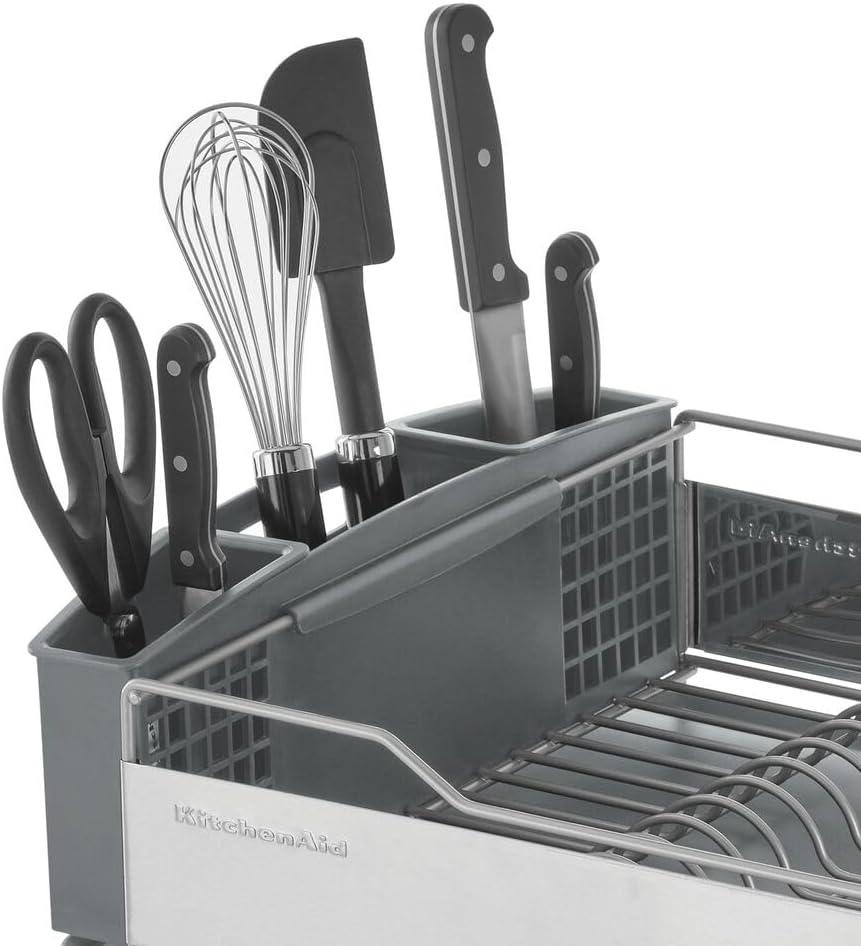 KitchenAid® Full Size Dish Rack, Light Grey