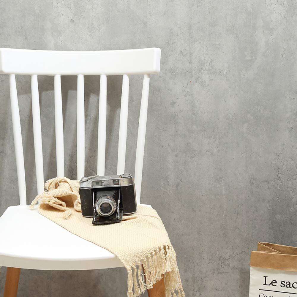 TAOGIFT 24x117 Inches 3D Textured Peel and Stick Concrete Wallpaper Grey Cement Contact Paper for Walls Kitchen Cabinets Countertop Bathroom Bedroom Furniture