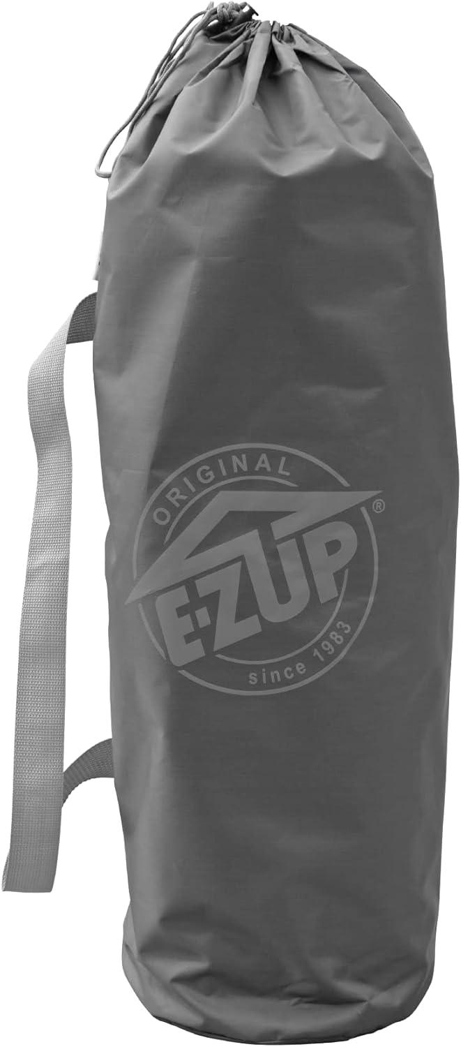 Gray and White 5-Person Pop Up Camping Tent with Aluminum Poles