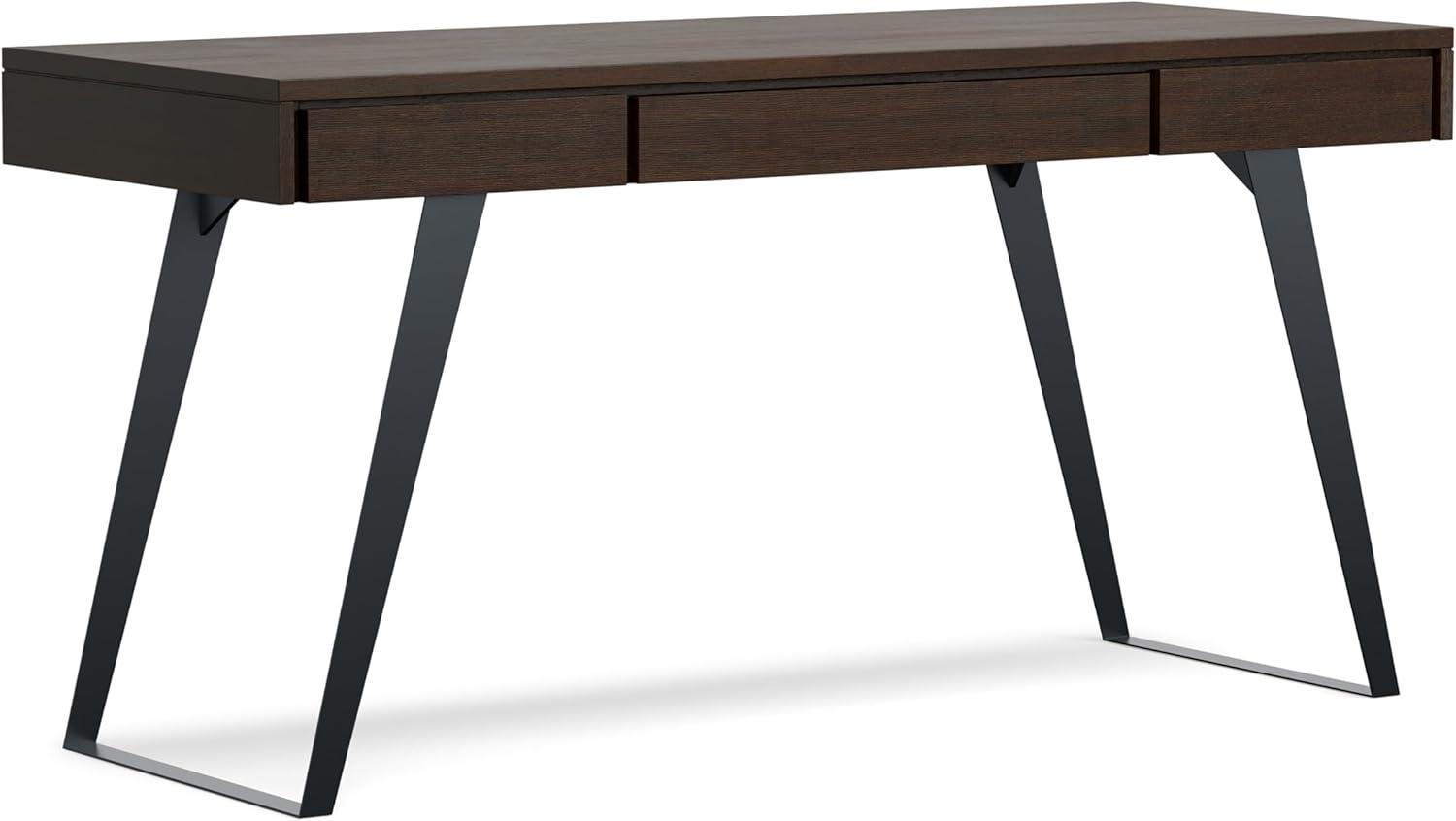 Simpli Home Lowry Solid Wood Desk