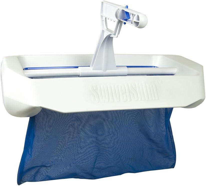 Poolmaster Swivel Skim Elite - Bi-Directional Floating Swimming Pool and Spa Skimmer/Rake with Mesh Net