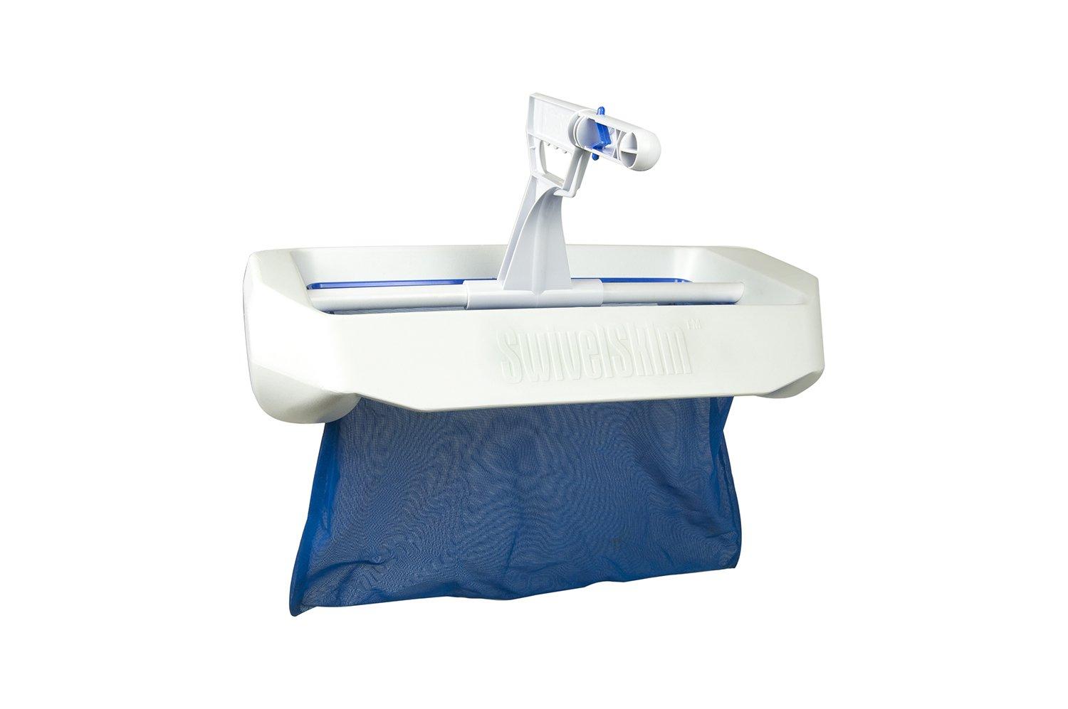 Poolmaster Swivel Skim Elite - Bi-Directional Floating Swimming Pool and Spa Skimmer/Rake with Mesh Net