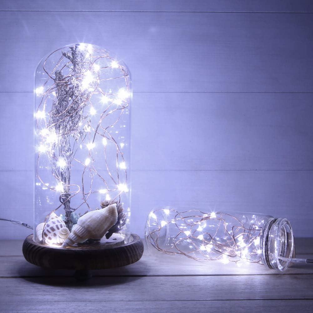 Twinkle Star 300LED 99FT Copper Wire String Lights Battery Operated 8 Modes Fairy Lights with Remote Waterproof Fairy String Lights for Outdoor Christmas Lights Wedding Party Decoration Warm White
