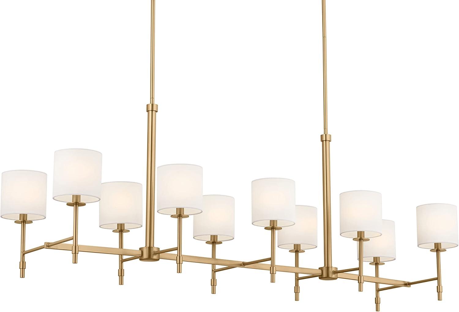 Kichler Lighting Ali 10 - Light Chandelier in  Brushed Natural Brass