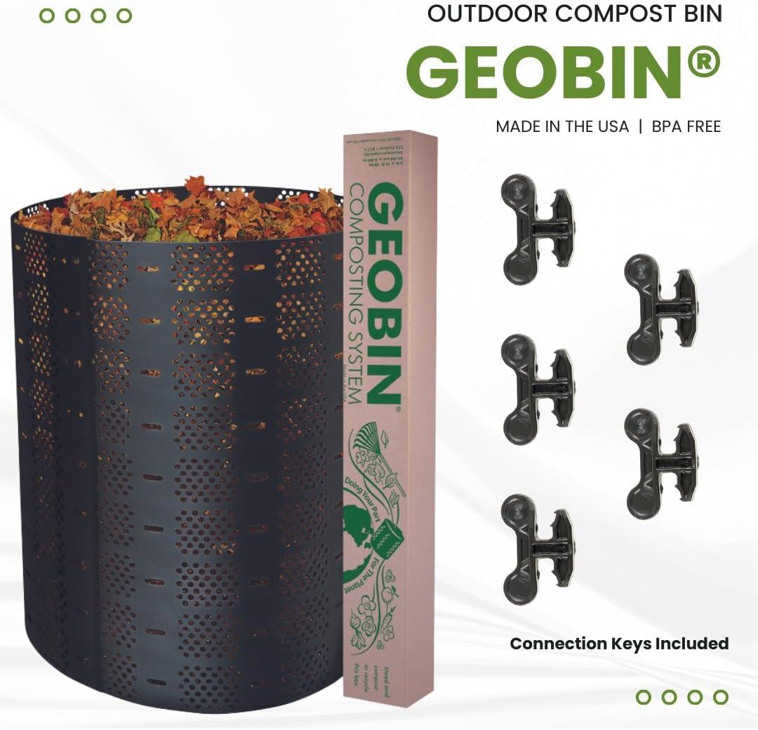 Presto Products Geobin Compost Bin - 246 Gallon, Expandable, Easy Assembly, Made in The USA, Outdoor & Backyard Composter