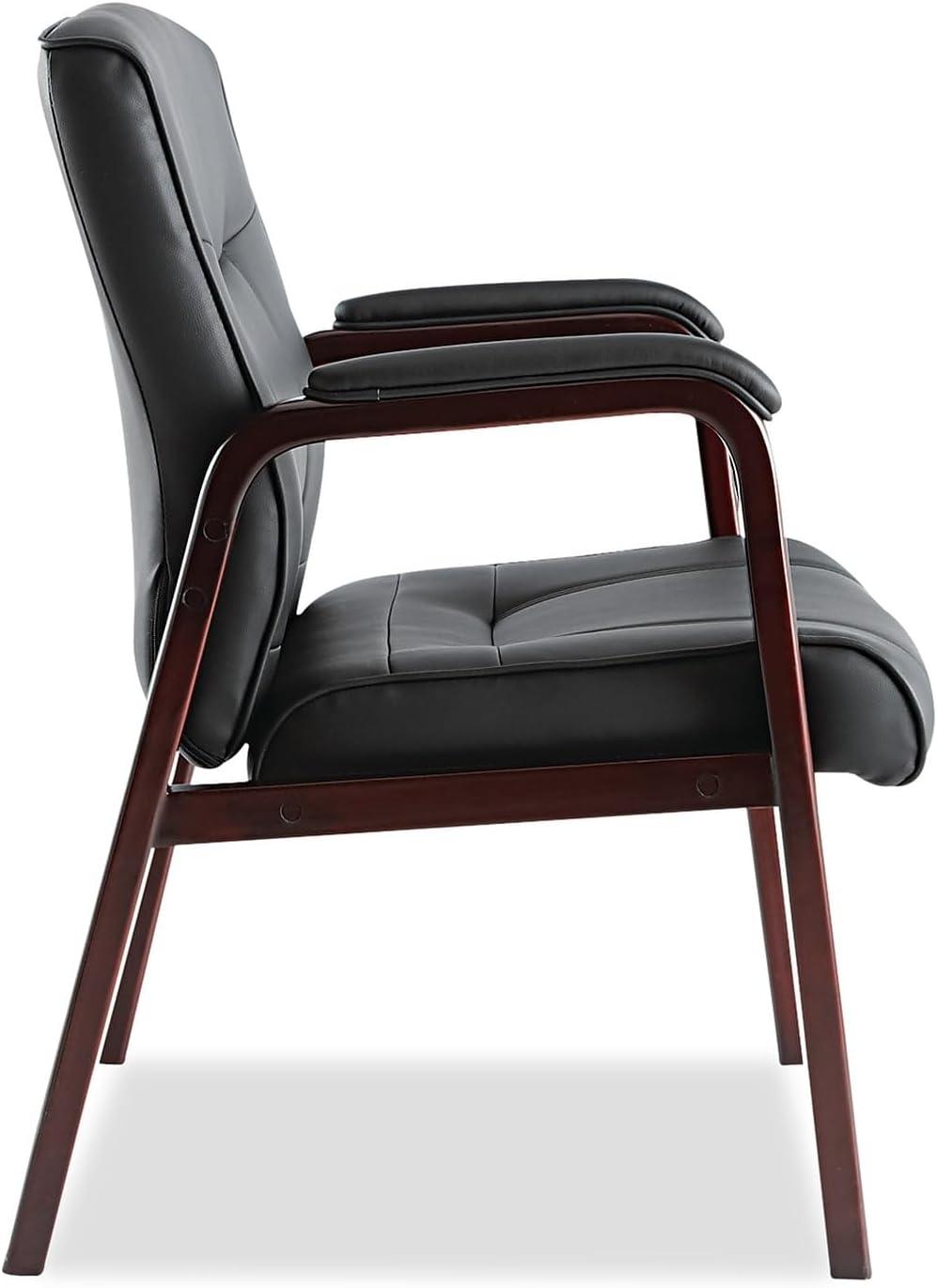 Alera® Waiting Room Chair with Wood Frame