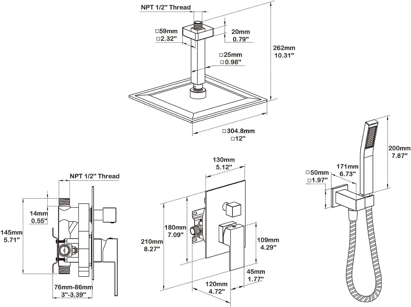 All-In-One Kit with Rough in-Valve