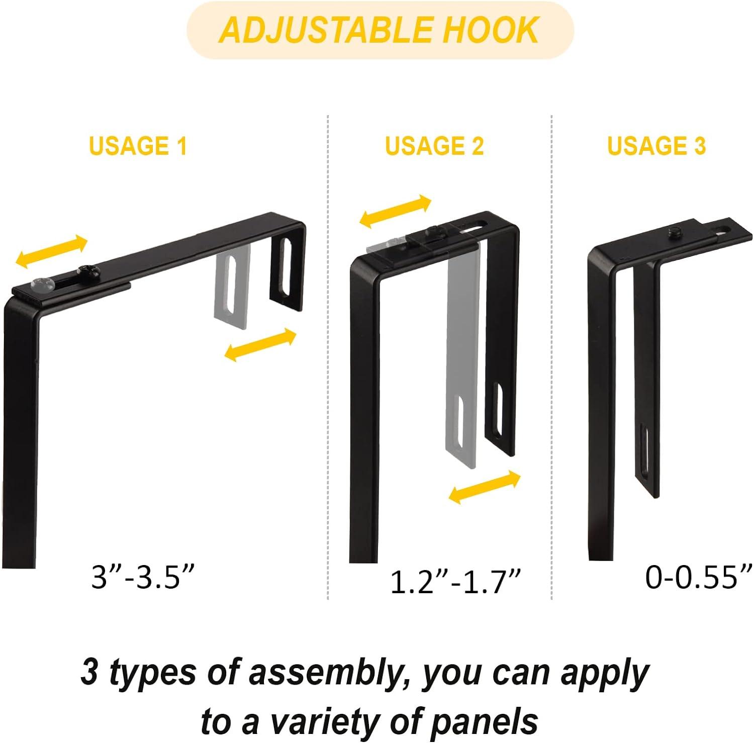 EASEPRES Hanging Organizer Cubicle File Holder - Wall Mount Storage, Office Cubical Accessories