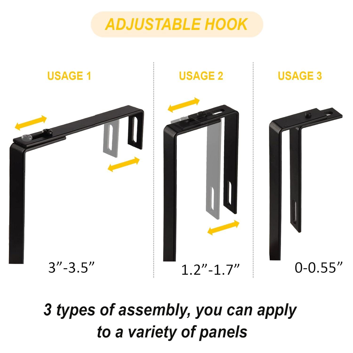 EASEPRES Hanging Organizer Cubicle File Holder - Wall Mount Storage, Office Cubical Accessories