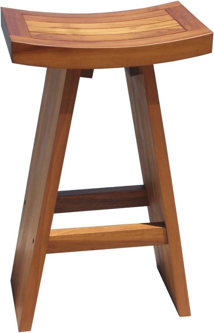 Teak 30'' Tall Indoor/Outdoor Bar Stool