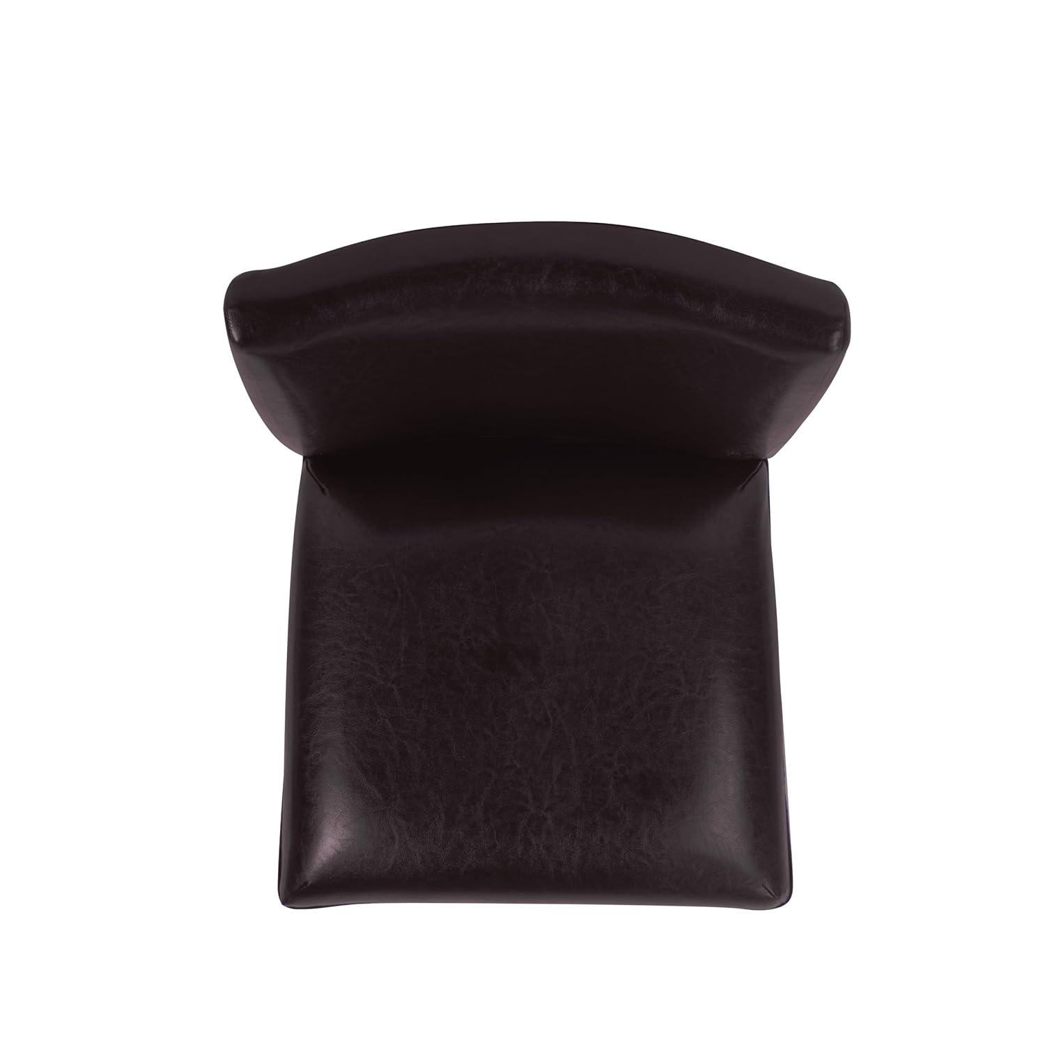 HomePop 29" Faux Leather Barstool, Multiple Colors