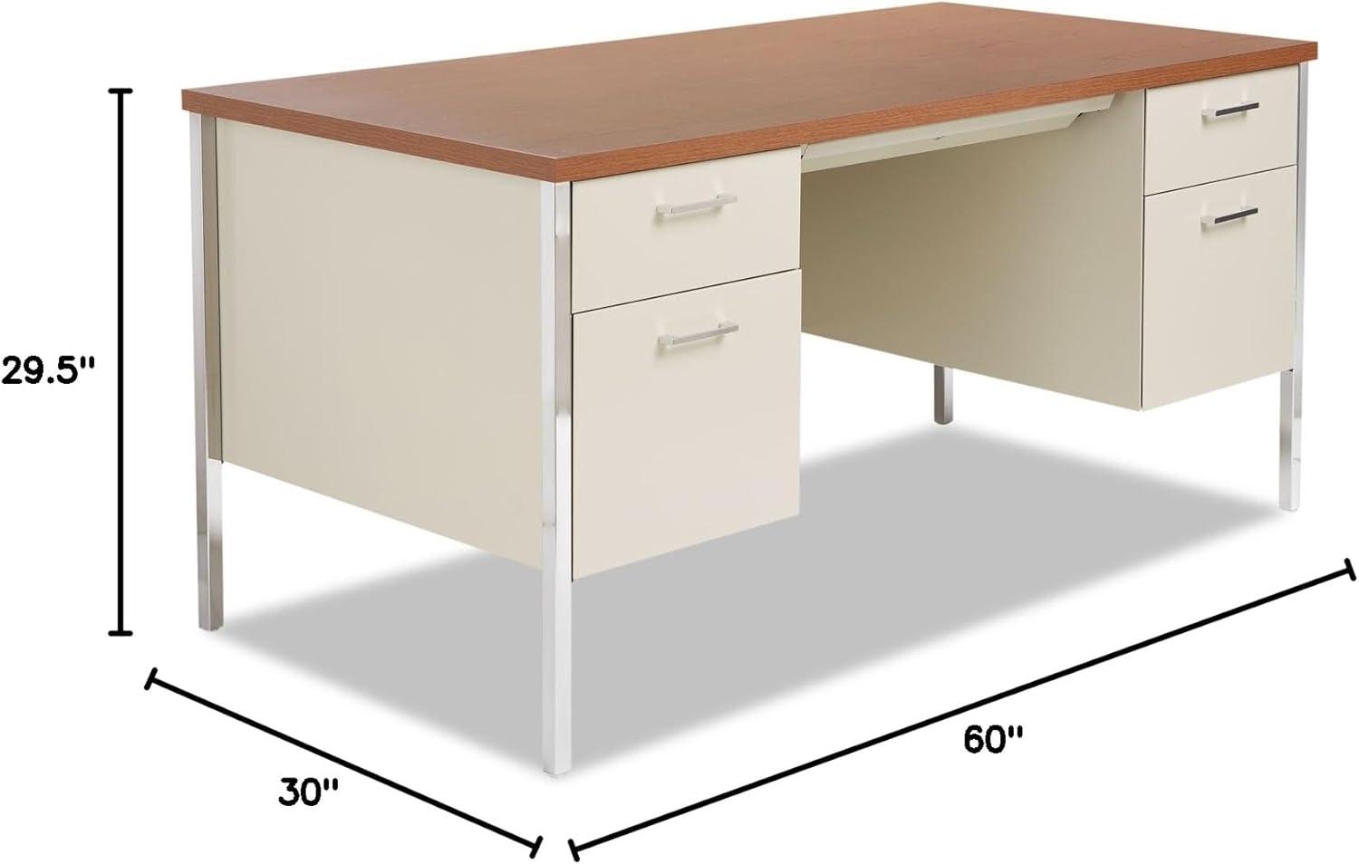 Double Pedestal Steel Credenza