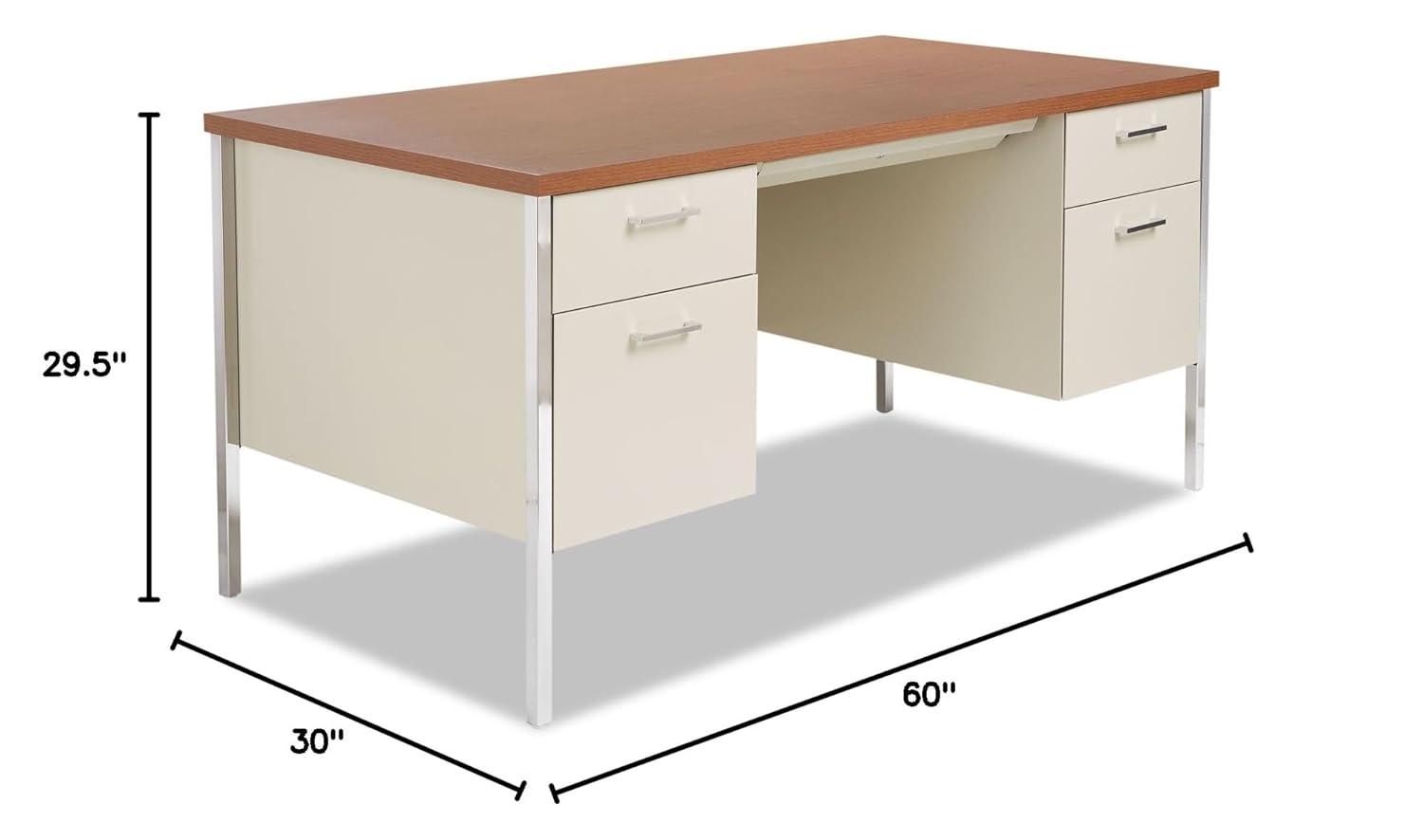Double Pedestal Steel Credenza