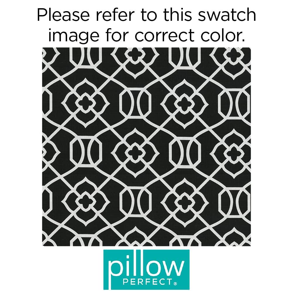 Pillow Perfect Geometric Indoor/Outdoor Reversible Throw Pillow (Set of 2)