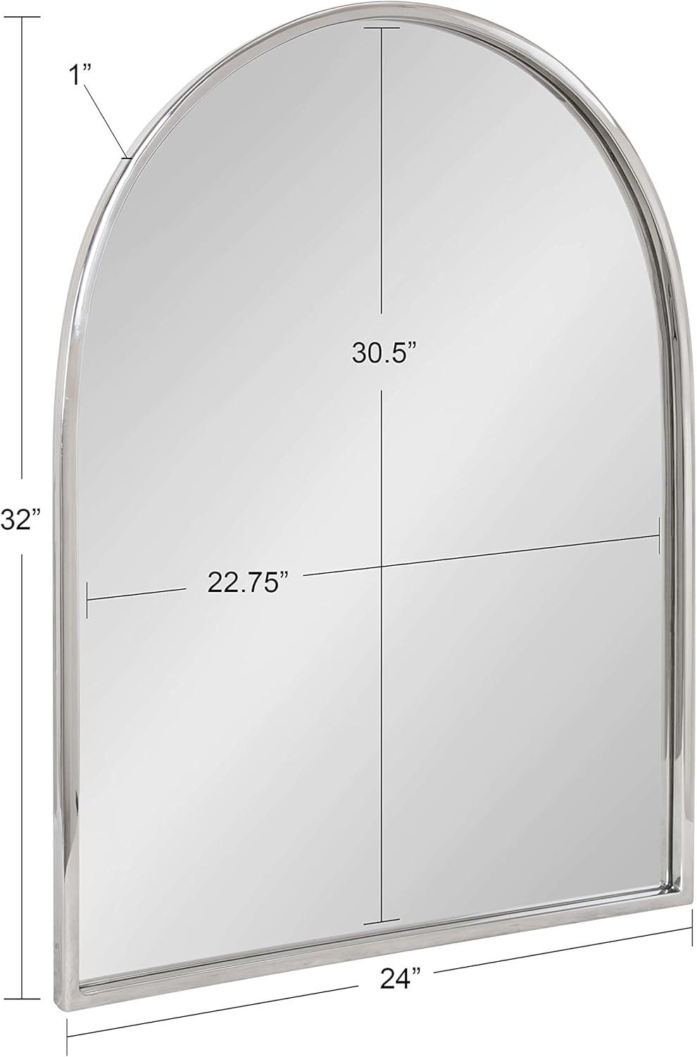 Kate and Laurel Rowla Arch Wall Mirror