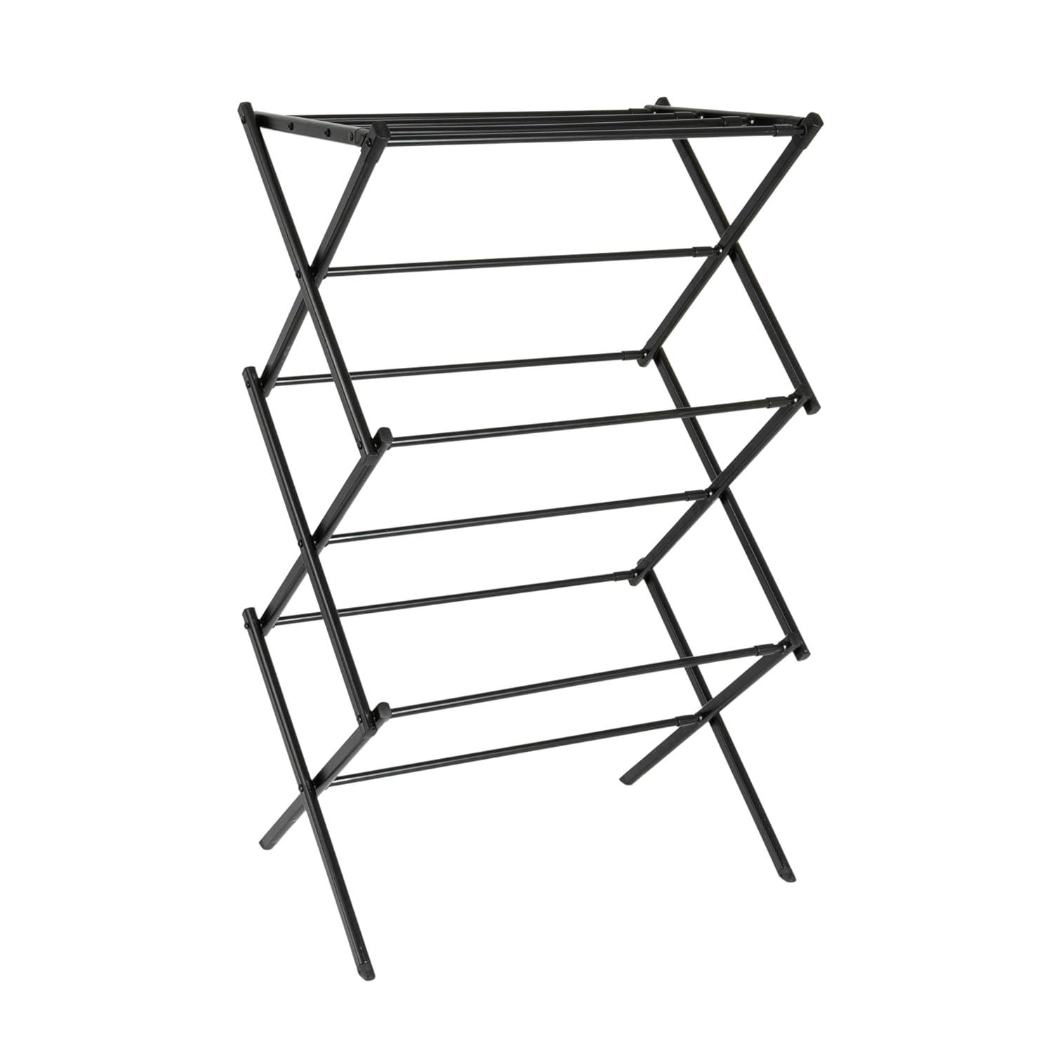 Household Essentials Steel Foldable Accordion Drying Rack