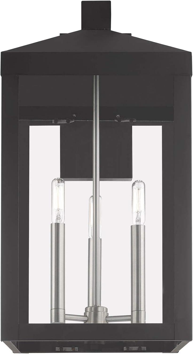 Livex Lighting Nyack 3 - Light Wall Light in  Black