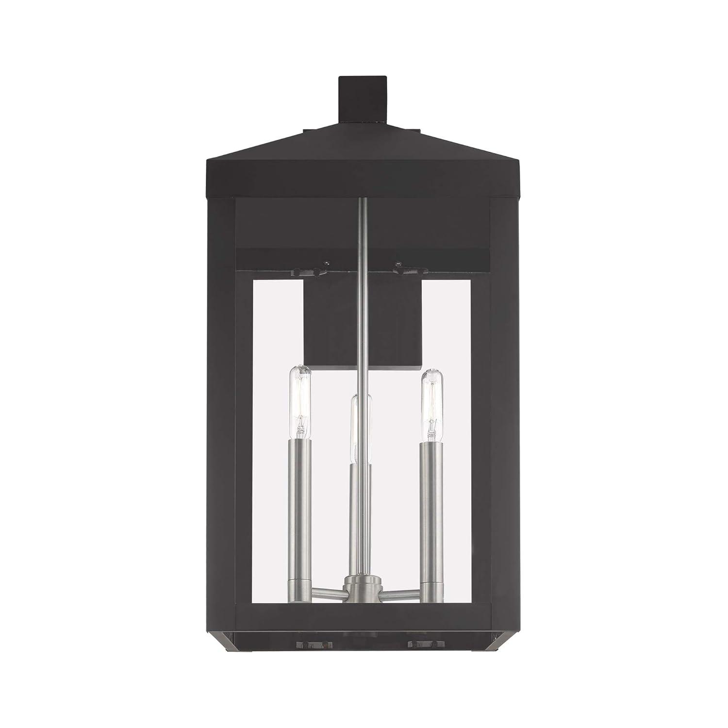 Livex Lighting Nyack 3 - Light Wall Light in  Black