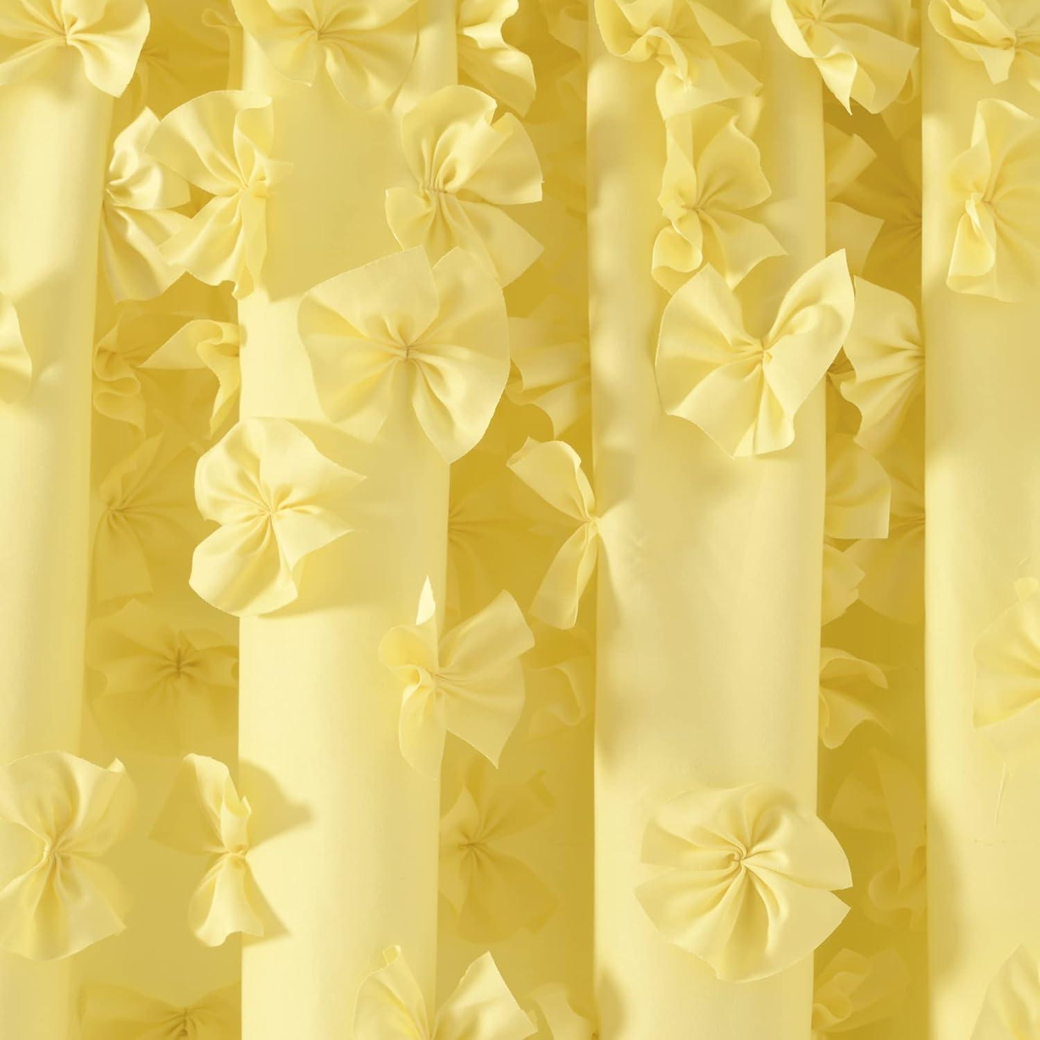 Lush Decor Riley Rod Pocket Curtain Panel