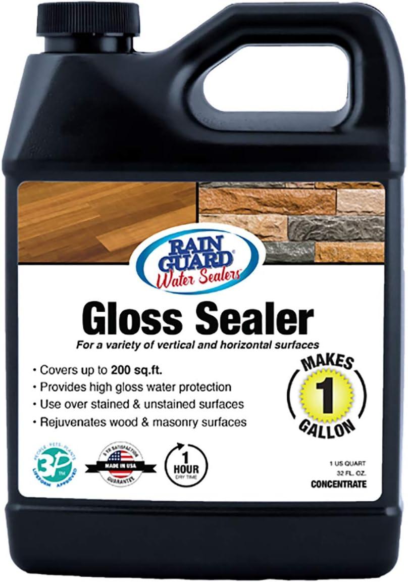 32oz Clear Gloss Sealer for Wood and Masonry