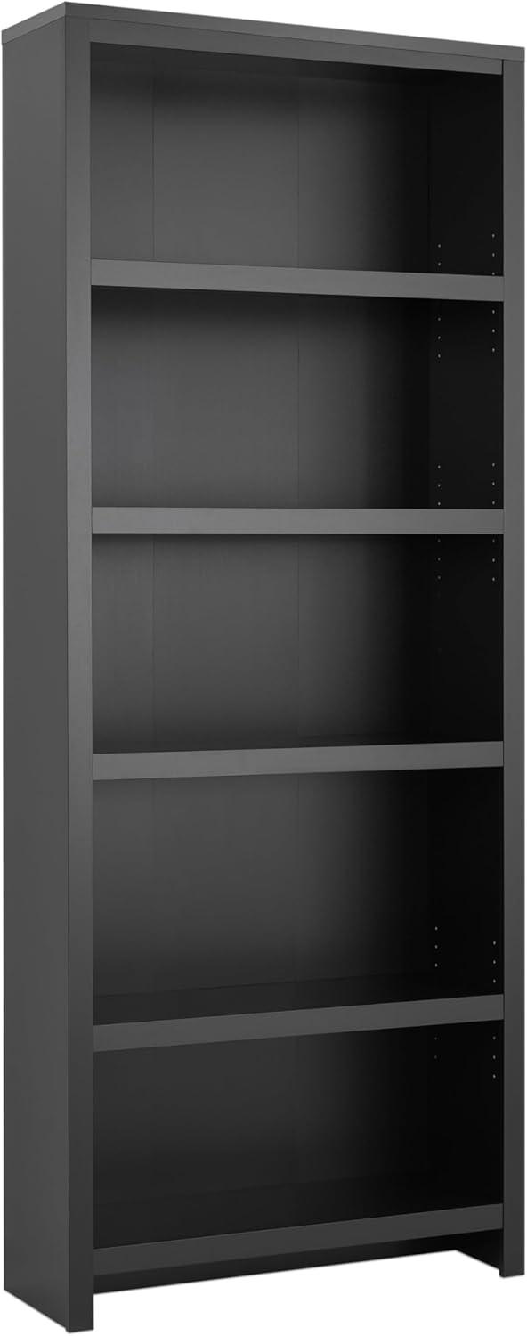 Prepac Tall 6-Shelf Bookcase, Drifted Gray